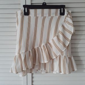 Striped Wrap Skirt Size S/P